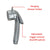 Chrome Trigger Shower Head On/Off Control & Constant Water Flow