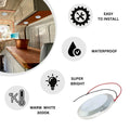 LED 12V 24V Spot Lights Chrome Surface Mounted Downlights Dimmable IP66