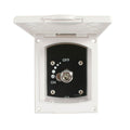 External Shower Point White Water Outlet Socket & Shower Head