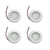 LED Spot Lights 12V 24V Dimmable White Recessed Downlight Pack of 4