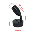 LED Reading Light 12V 24V Touch Switch USB Black