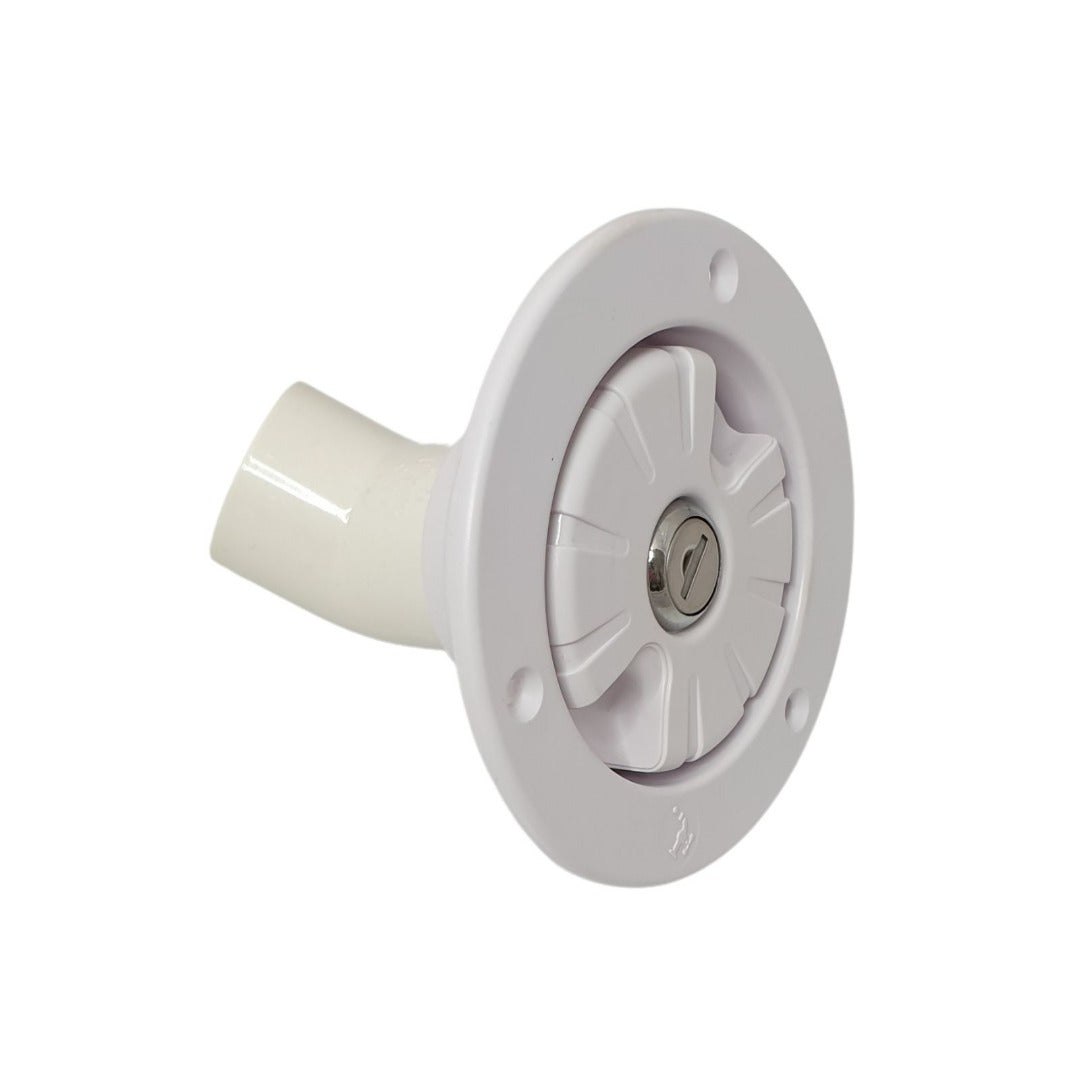 Fresh Water Tank Locking Inlet Filler Cap White – Marvix