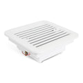 12V Extractor Air Vent Side Ventilation Fan White 205 x 185mm