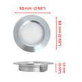 LED 12V 24V Spot Lights Dimmable 6000k Pack of 4 Recessed Downlights