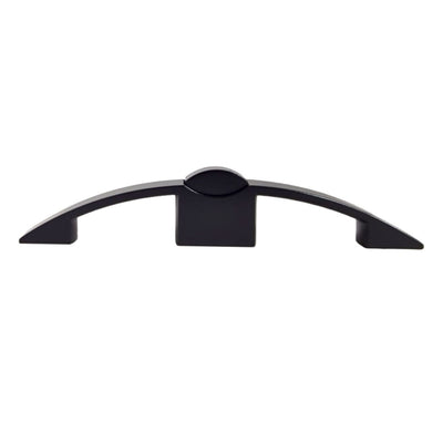 6 x Cabinet Push Button Latch Lock Handle Black 128mm