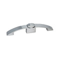 Cabinet Push Button Latch Lock Handle 128mm Chrome