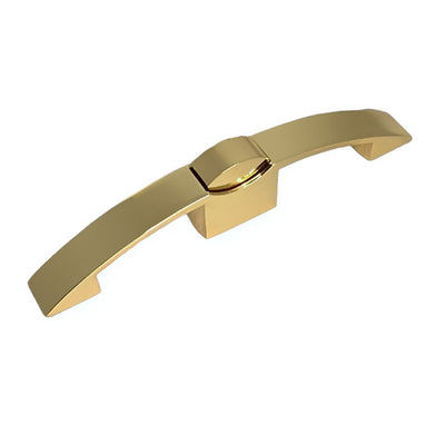 Cabinet Push Button Latch Lock Handle 128mm Catch Door Knob Gold