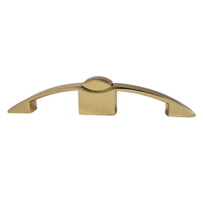 Cabinet Push Button Latch Lock Handle 128mm Catch Door Knob Gold