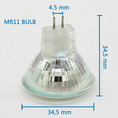 MR11 Led Bulb GU4 12V 24V Bright 15SMD Warm White Light 3W 10-30VDC Spotlight