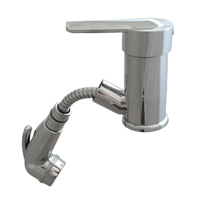 Comet Pull Out Shower Mixer Tap Micro Switched With Trigger Shower Head