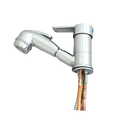 Comet Pull Out Shower Mixer Tap Micro Switched With Trigger Shower Head